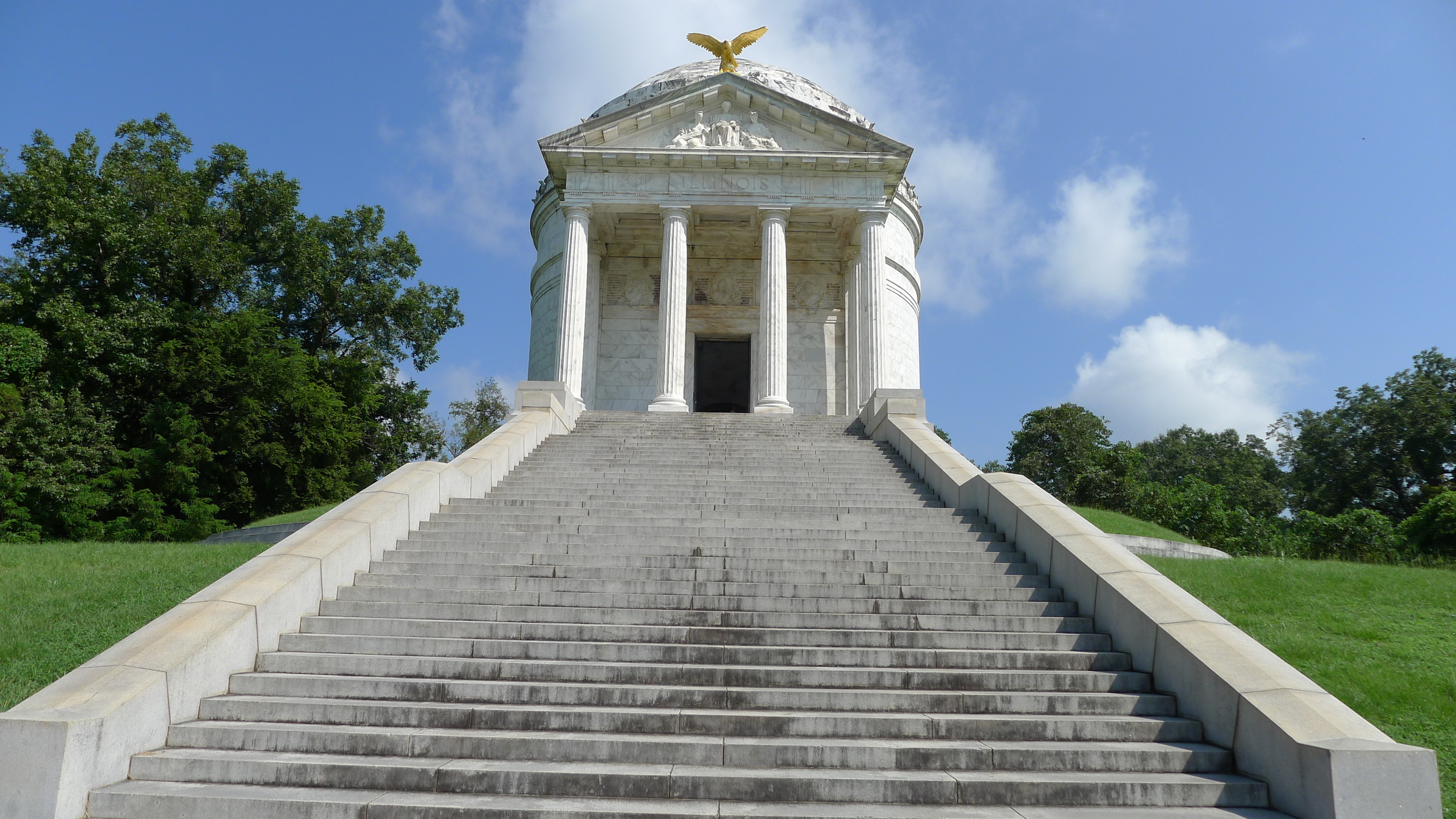The Illinois Memorial at the Park.